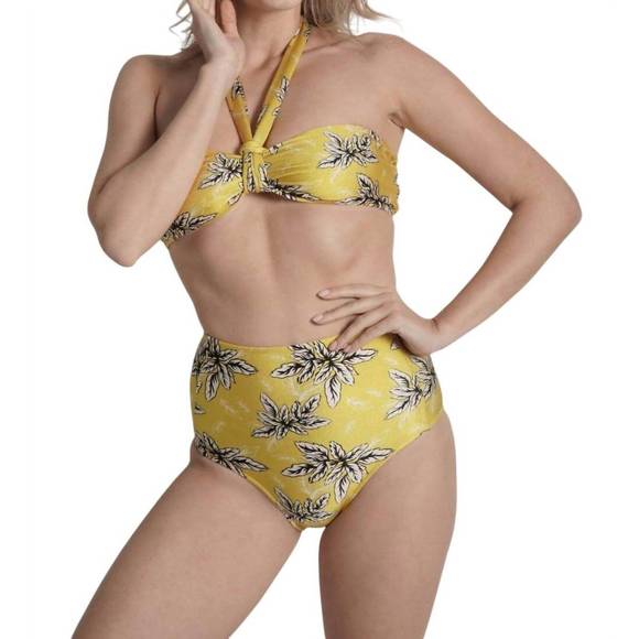 NEW SAUIPE strapless bandeau bikini top in bianca - Picture 2 of 3